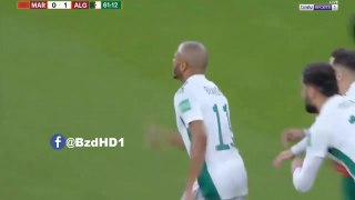 الجزائر 1-1 المغرب