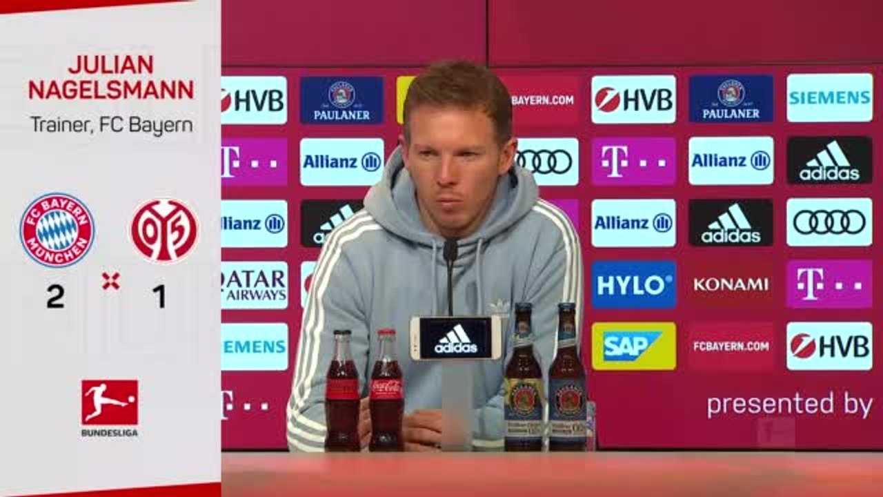 Nagelsmann nach Mainz: 'Sieg war Mühsam'