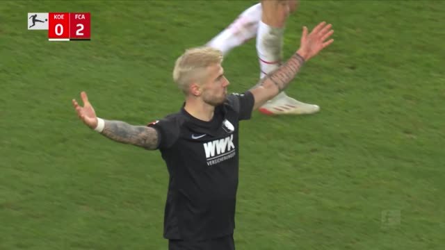 Dorsch piledriver helps Augsburg secure big win at Cologne