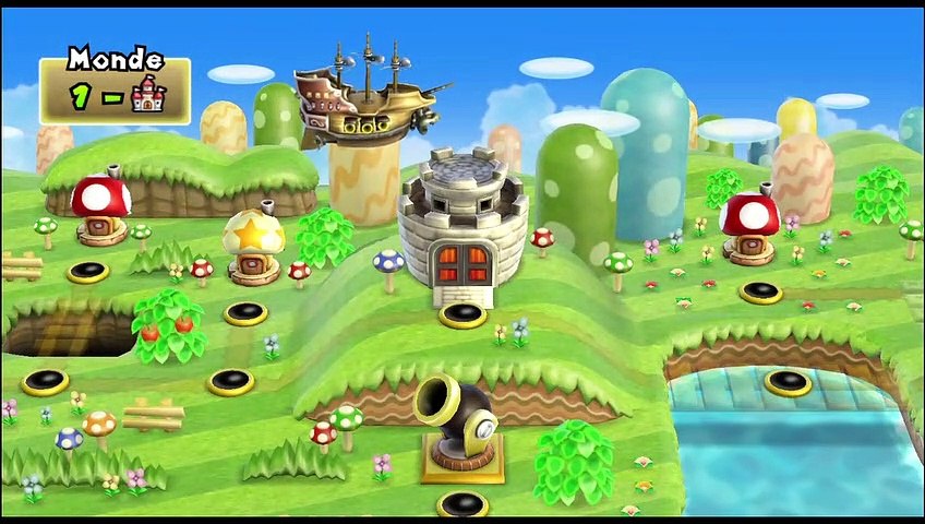 New Super Mario Bros. Wii online multiplayer - wii - Vidéo Dailymotion