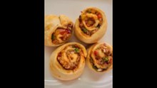 Pizza roll/Pizza recipe/Veg Pizza roll