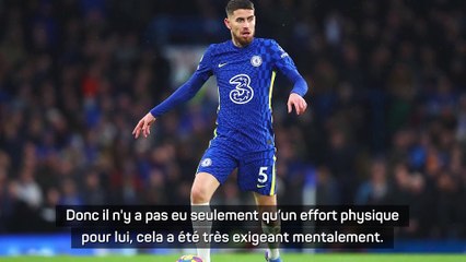 16e j. - Tuchel : "Jorginho est Jorginho, il se sacrifie depuis de nombreuses semaines"