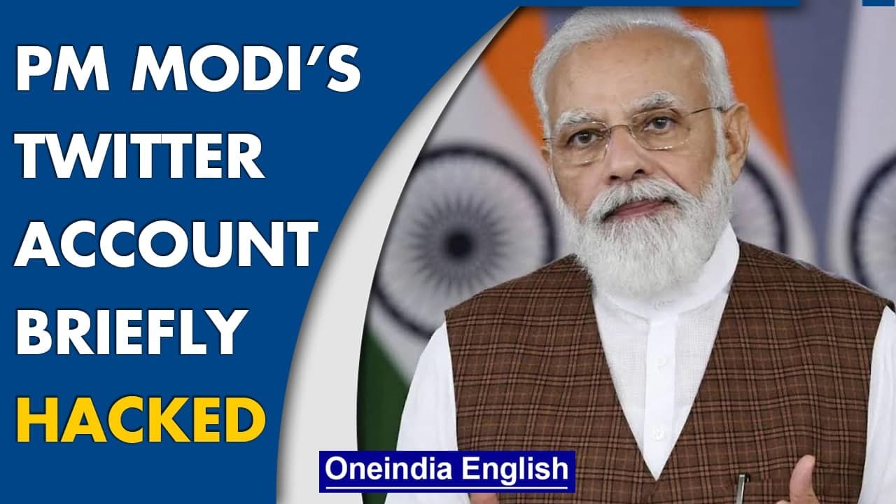 PM Modi’s personal Twitter account hacked brief...
