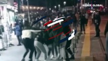 Bursa'da kadınların 'erkek arkadaş' kavgası kamerada