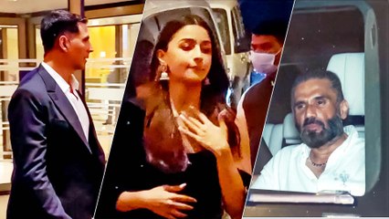 Akshay Kumar, Suniel Shetty, Alia Bhatt Party Together At 5-Star Hotel