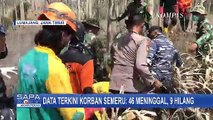 Korban Meninggal Dunia Bencana Gunung Semeru Mencapai 46 Jiwa