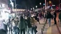 Bursa'da kızların 'erkek' yüzünden kavgası kamerada