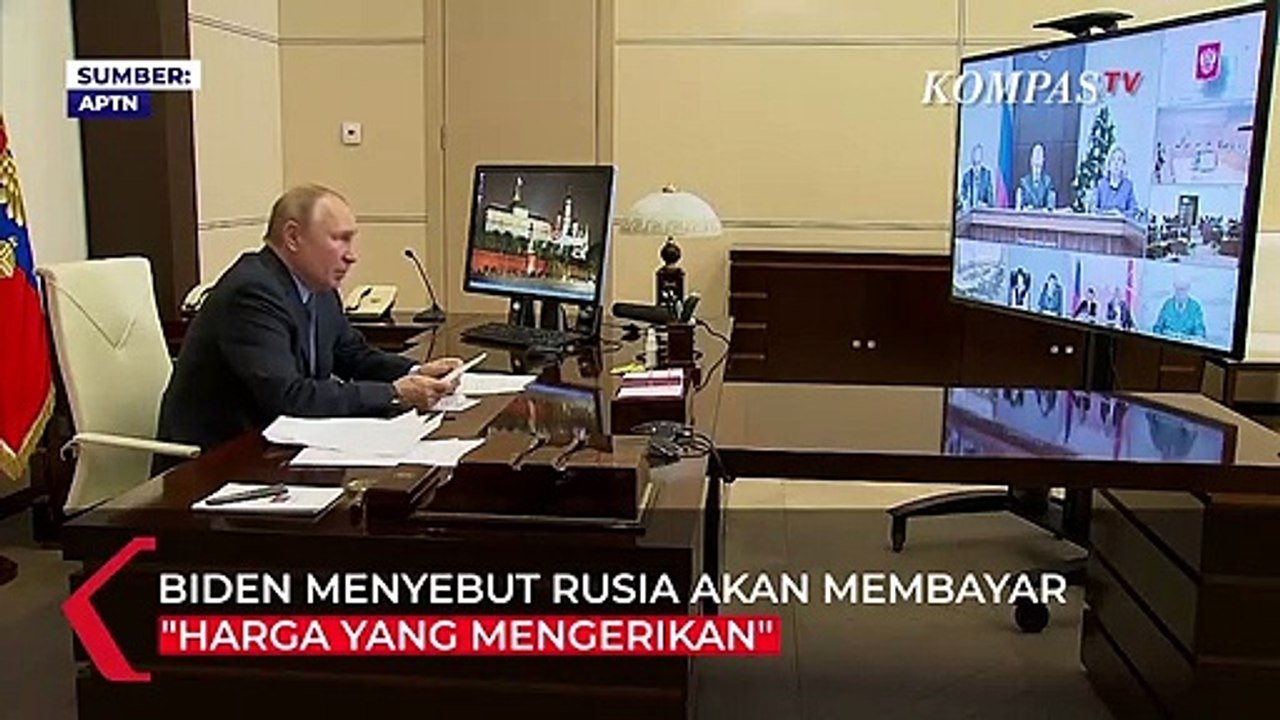 Presiden Biden Peringatkan Presiden Putin Soal Serangan ke Ukraina