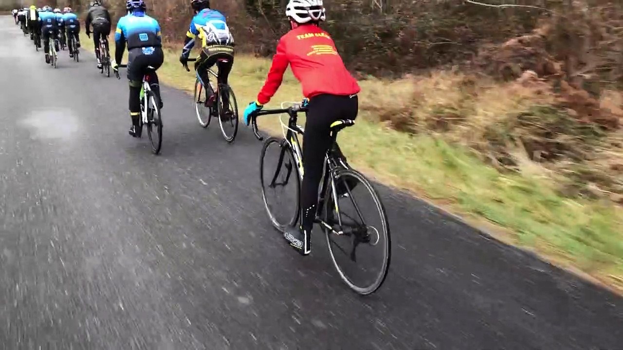Une partie de la descente vers Beaussac samedi 11 décembre