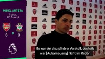 Arteta über Auba: “Werde nichts mehr dazu sagen”
