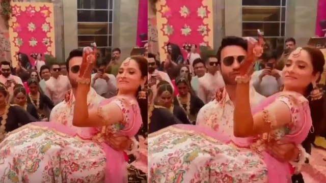 Ankita Lokhande Vicky marriage: Ankita को गोद में उठाकर जमकर नाचे Vicky; Video viral | FilmiBeat