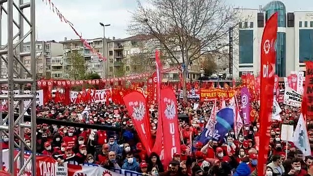 DİSK'ten İstanbul'da miting: Geçinemiyoruz!
