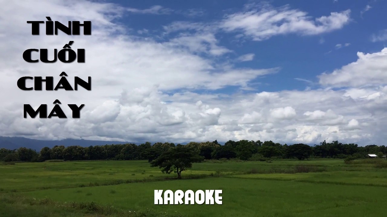 Tình Cuối Chân Mây - Karaoke ( Ton Nữ Dm ) Rumba |3N Music