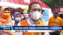 Polda Jatim, Mantan Panglima TNI dan Bupati Lumajang  Kunjungi Posko Pengungsi Erupsi Gunung Semeru