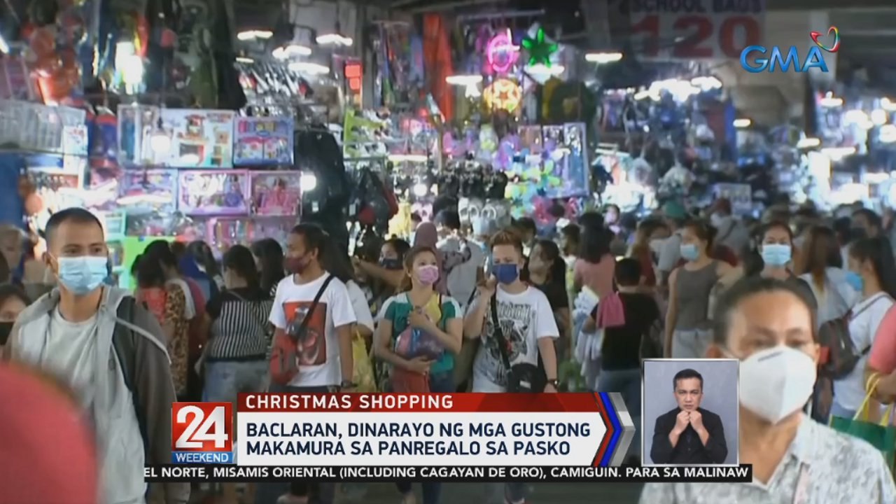 Baclaran, dinarayo ng mga gustong makamura sa panregalo sa Pasko | 24 Oras Weekend