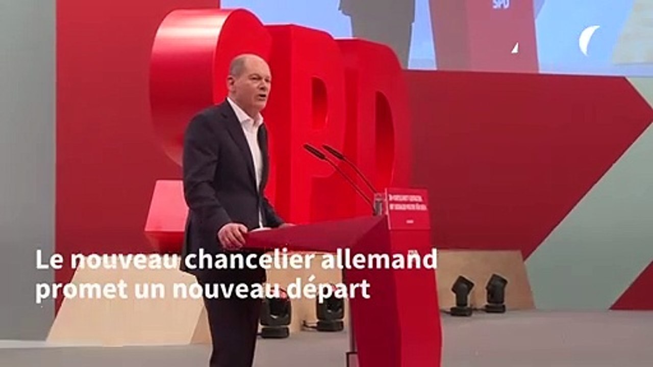 Olaf Scholz promet "un nouveau départ" pour l’Allemagne
