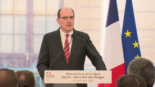 La ligne Epinal Saint-Dié rouvre : discours de Jean Castex