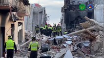 Crollo ed esplosione di una palazzina a Ravanusa, le operazioni di soccorso