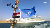 قناة السويس تشهد العبور الأول لسفينة الحاويات EVER AIM وسفينة الركاب COSTA FIRENZE