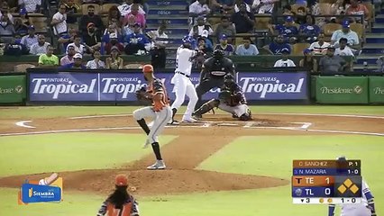 Valdez y Mazara dan apretado triunfo al Licey sobre los Toros