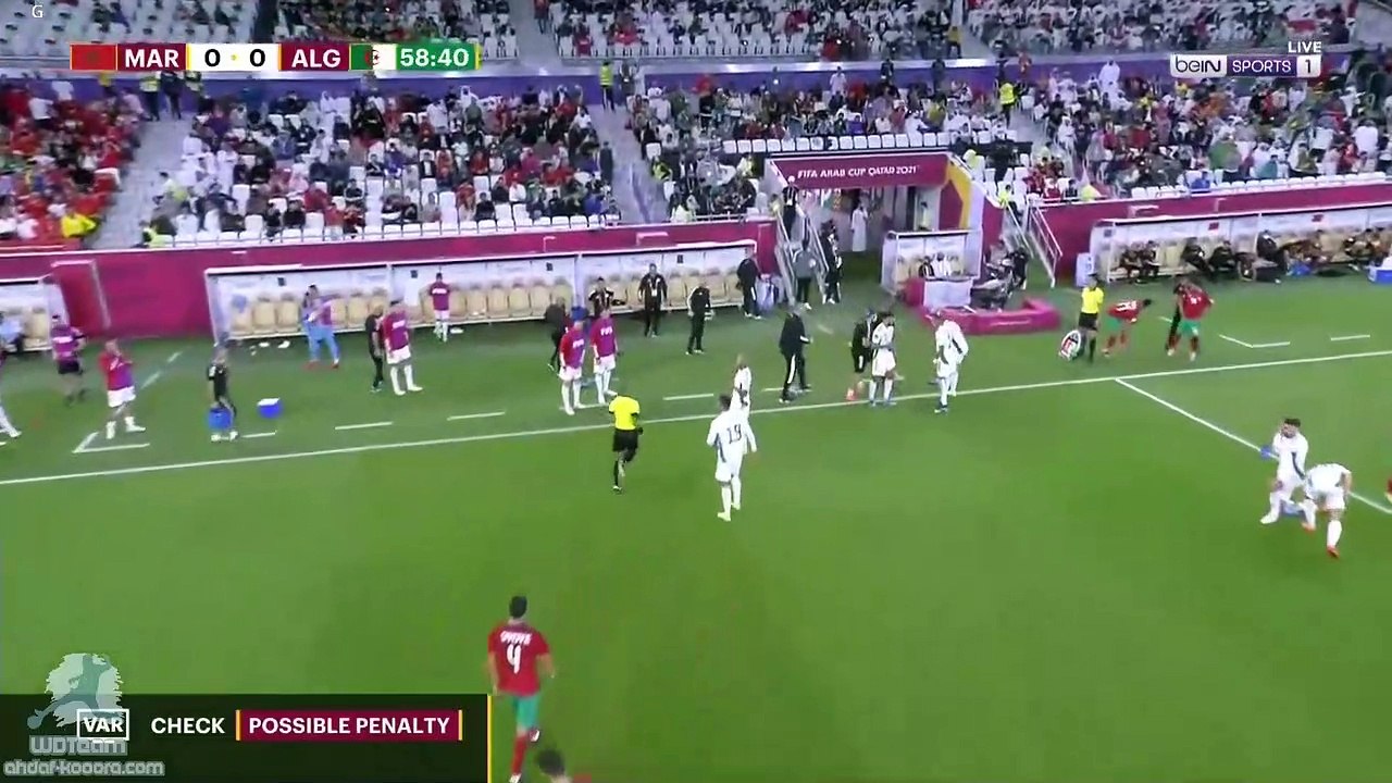 اهداف مباراة المغرب و الجزائر 2-2 ربع نهائي كاس...