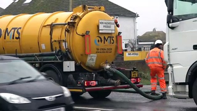 Lancing sewage leak