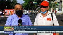 Salvadoreños denuncian intentos de obstaculizar marcha contra Bukele