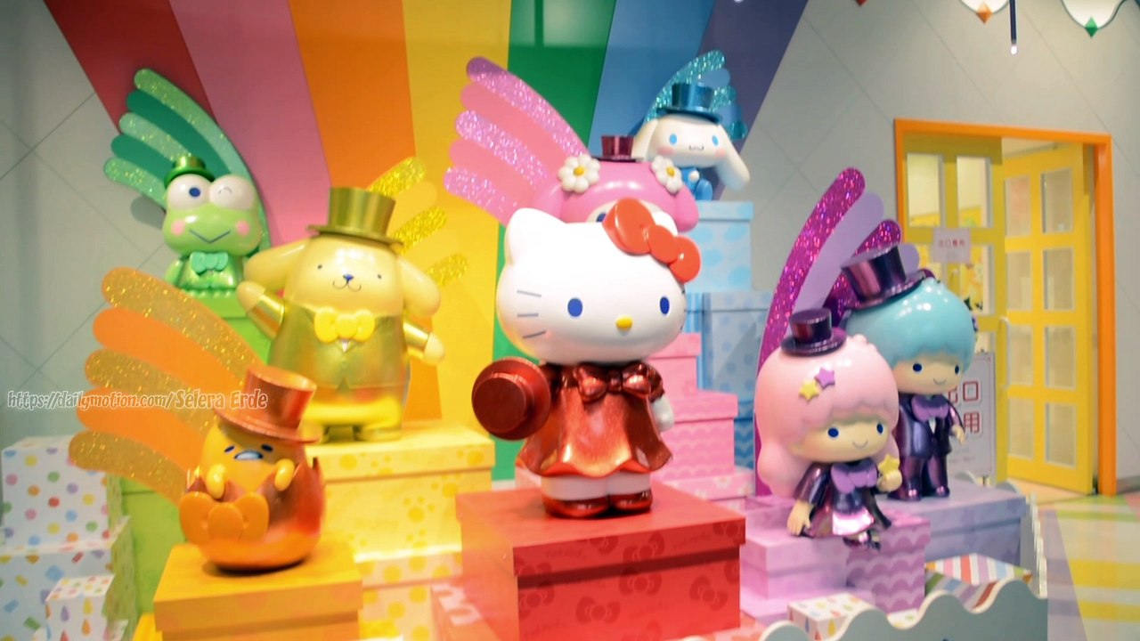 Part 1 Mukbang Kid makan nasi omelet lucu di Sanrio Rainbow World Restaurant sanrio puroland Jepang