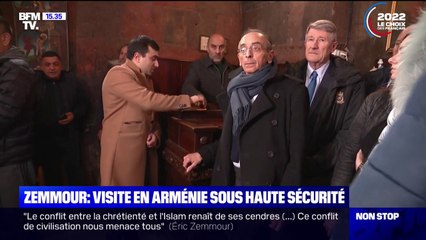En visite en Arménie, Éric Zemmour cherche à ranimer le choc des civilisations