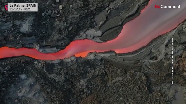 Vulcão de La Palma nas Ilhas Canárias em erupção há 85 dias