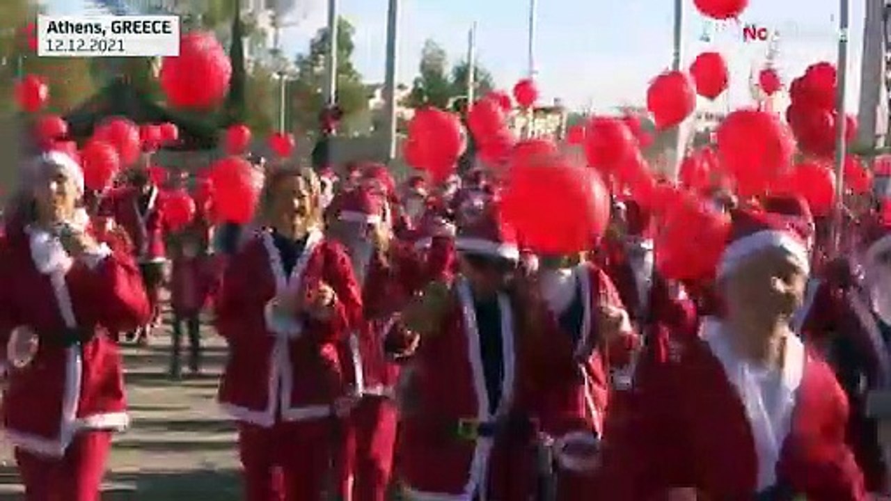 Weihnachtslauf in Athen - Rennen für einen guten Zweck