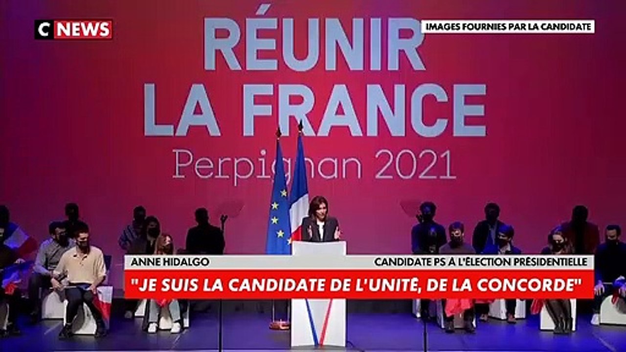 Anne Hidalgo en meeting cet après-midi : "Je ne laisserai pas désigner nos compatriotes musulmans comme les boucs émissaires de la crise française"