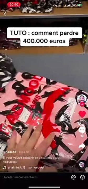 Il perd 400 000 € en lançant sa marque de vêtements et en misant toute sa promo sur les influenceurs (nabilla, michou, les anges...)