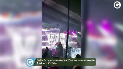 Bella Scopel comemora 15 anos com show de Alok em Vitória