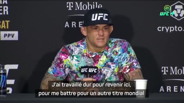 UFC - Oliveira déterminé à écrire l'histoire après son titre des poids légers