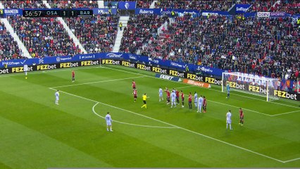 La Liga - Le Barça ne se rachète pas à Osasuna