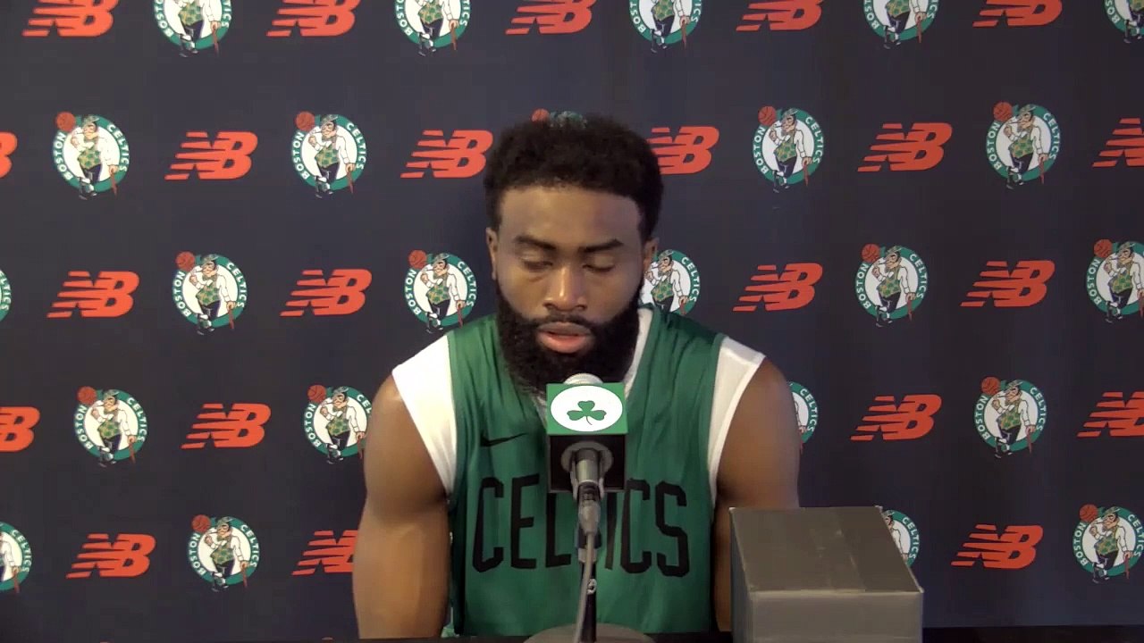 Jaylen Brown on returning: "I'm feeling good. I'm feeling like myself" | Practice Availability 12-12