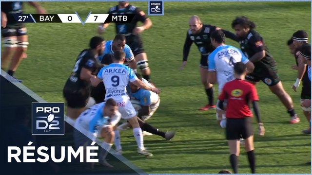 PRO D2 - Résumé Aviron Bayonnais-US Montauban: 41-24 - J14 - Saison 2021/2022
