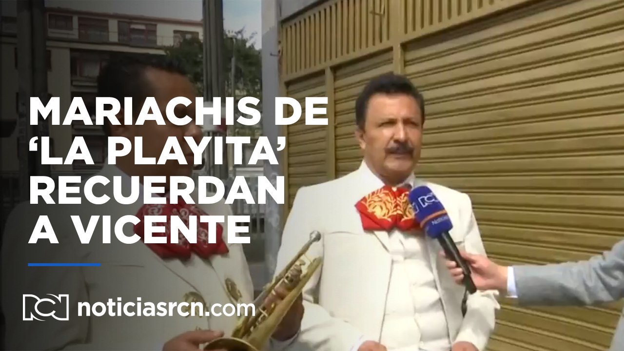 Mariachis de ‘La Playita’, en Bogotá, recuerdan a Vicente Fernández