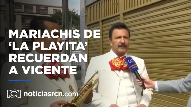 Mariachis de ‘La Playita’, en Bogotá, recuerdan a Vicente Fernández