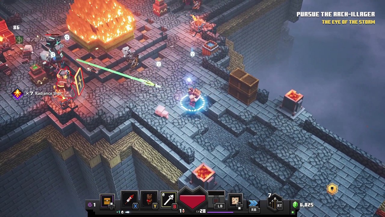 Minecraft Dungeons (Obsidian Pinnacle) Gameplay