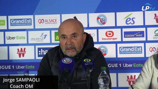 Strasbourg 0-2 OM : Sampaoli explique pourquoi il a remplacé Dieng