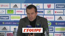 Stéphan : « Un match fermé » - Foot - L1 - Strasbourg