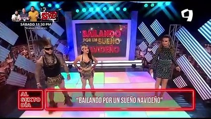 katy sheen es el refuerzo de Rosario y la "Mackyna" en la pista de baile