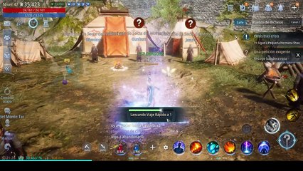 [MIR4] Castillo de Bicheon - Misión de petición - Arma matadioses (cómo desbloquear)