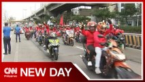 Political aspirants join supporters in motorcade, caravans