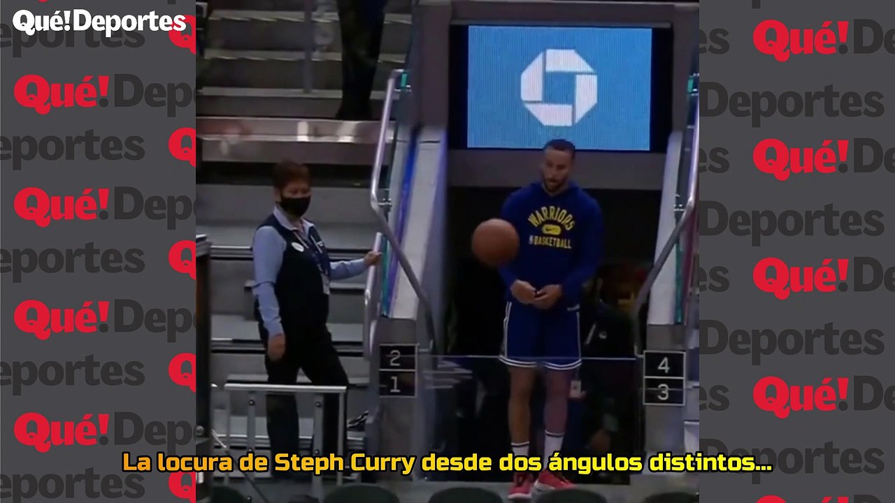 La locura de Steph Curry desde dos ángulos