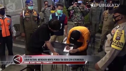 Mendagri Minta Pemda tak Beri Izin Kerumunan Saat Nataru