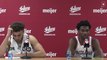 Indiana Basketball Forwards Race Thompson and Jordan Geronimo Talk about the Hoosiers' Win Over Merrimack