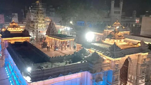 Fireworks, Laser Show at inauguration of Vishwanath Corridor